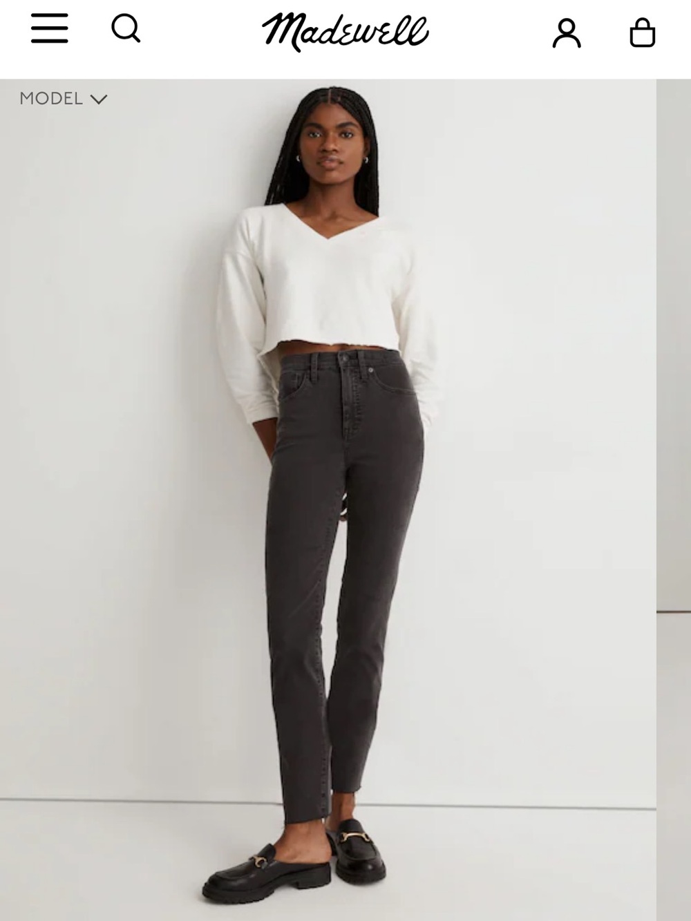 Madewell Stovepipe Jeans in Banberry Wash: Raw-Hem Edition Size 28